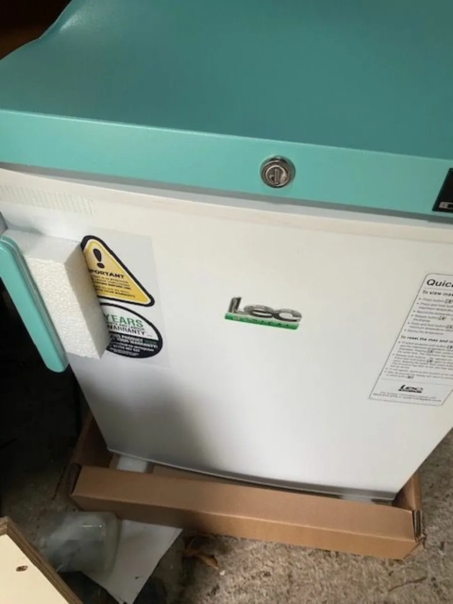 LEC Pharmacy Fridge - Brand New with Dent in Lid - Image 1