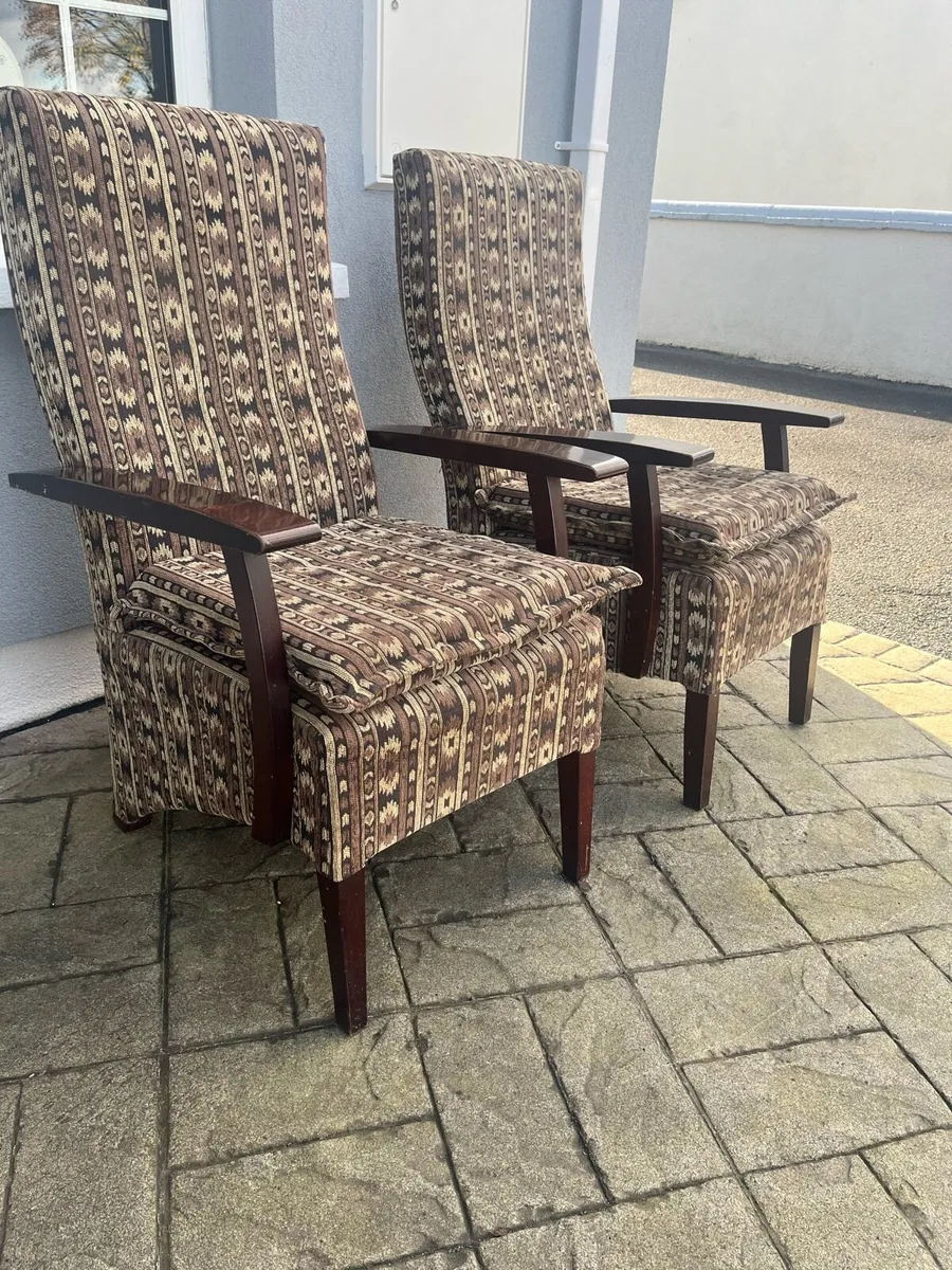 2x chairs and mirror - Image 3