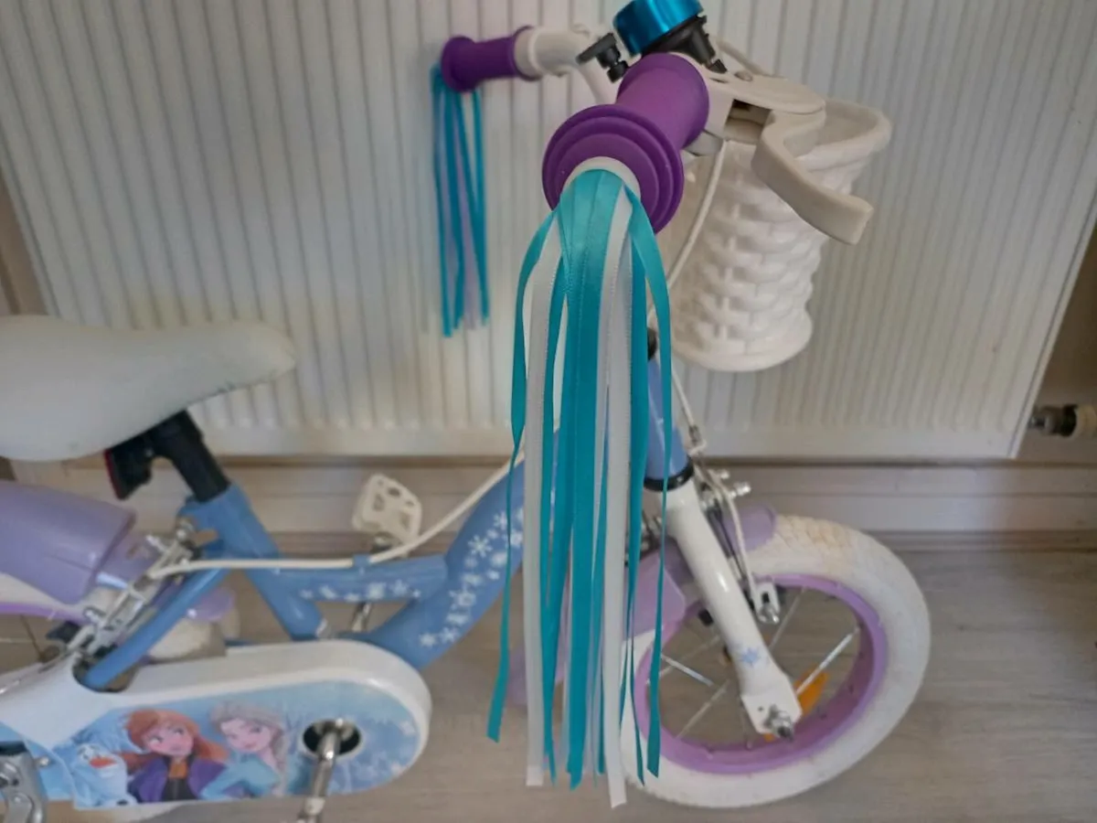 Kids Disney frozen bike size 12 inch wheels - Image 4