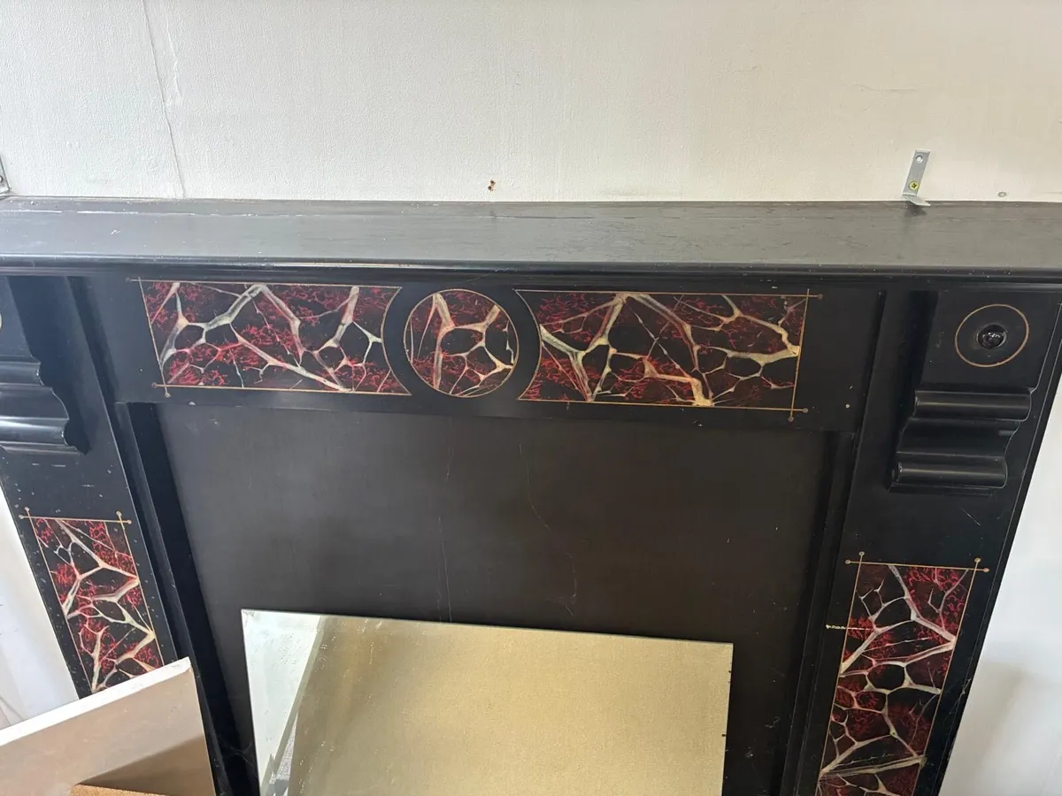 Victorian slate fireplace - Image 2