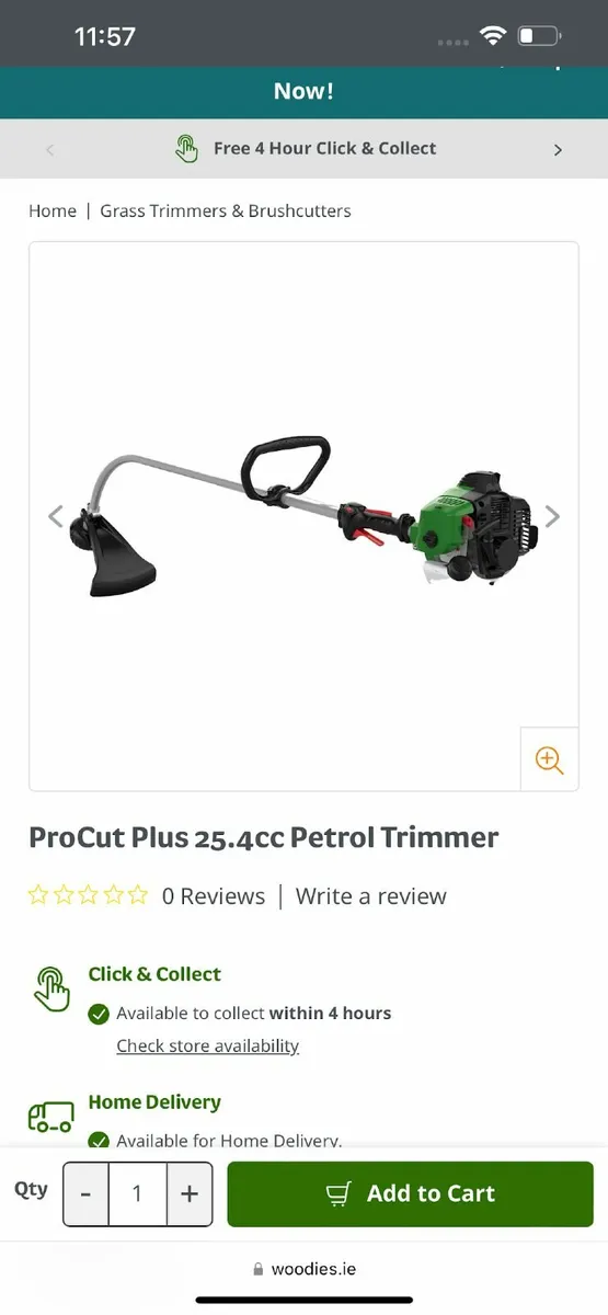 ProCut Plus 25.4cc Petrol Trimmer - Image 1
