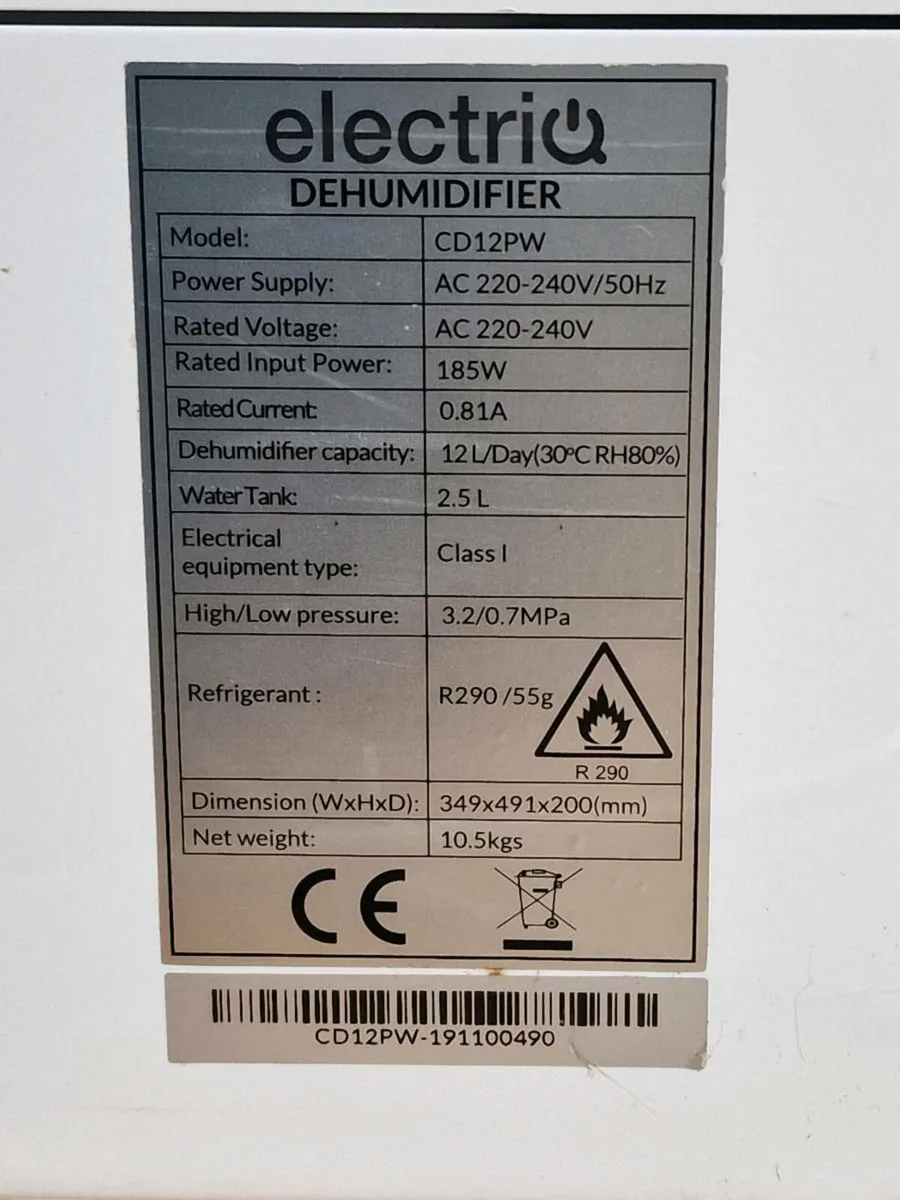 electriQ Dehumidifier - Image 2