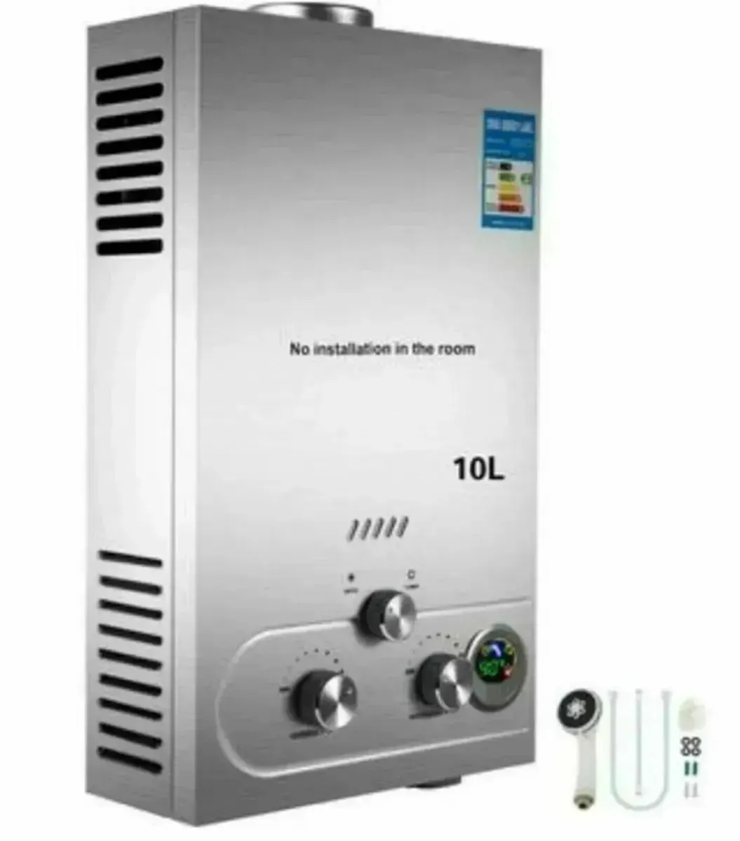 Tankless 10L LPG Gas Propane Water Boiler - Image 3