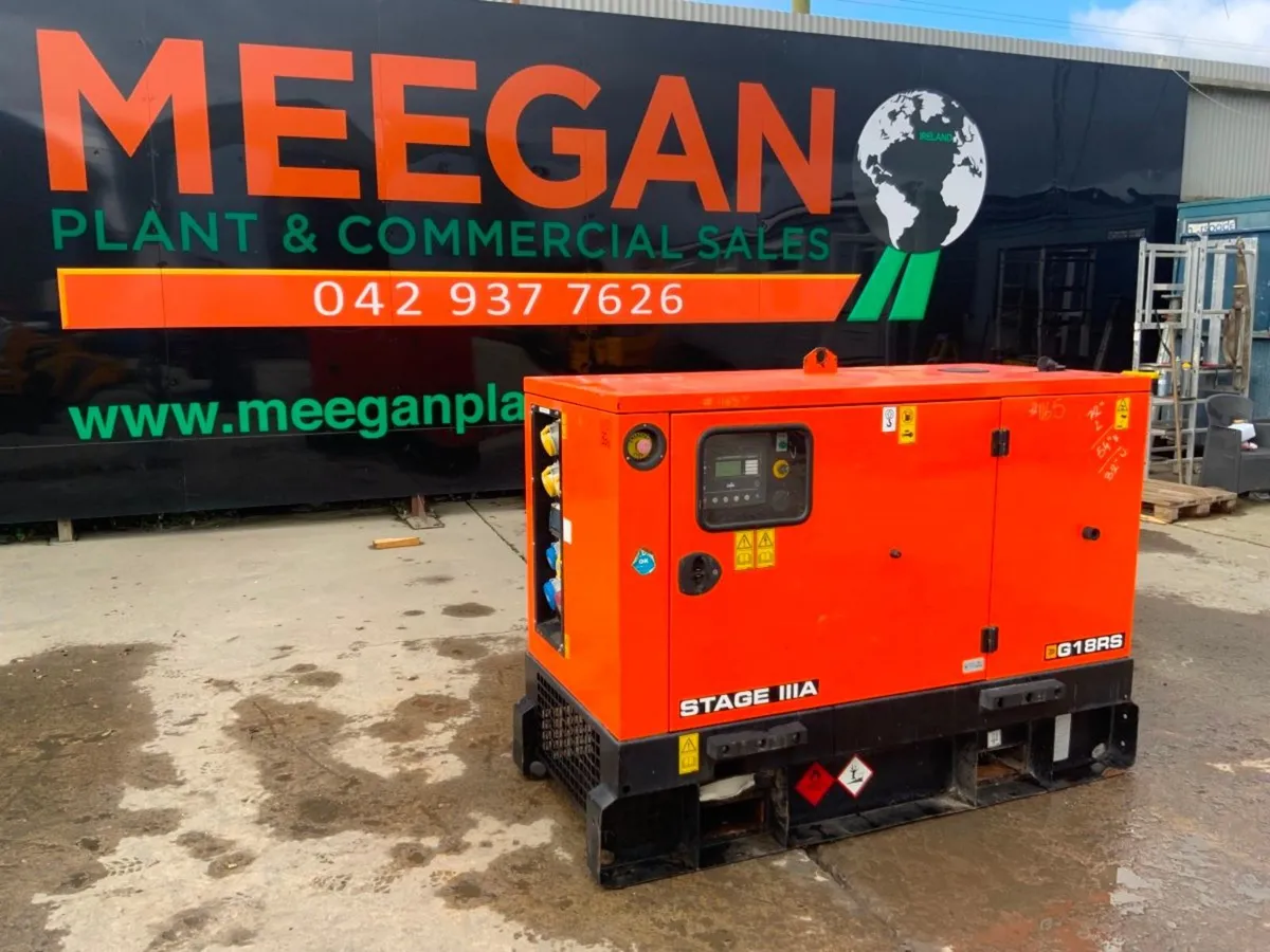 2019 JCB G18RS 18kva GENSET.........815hrs....... - Image 1