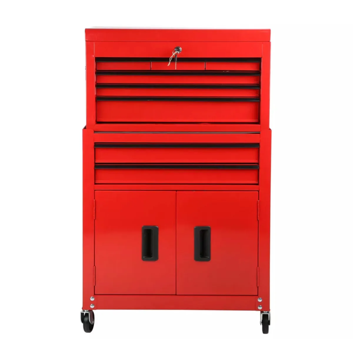 8 Drawer Tool Cabinet – Lockable Chest and Rollcab
