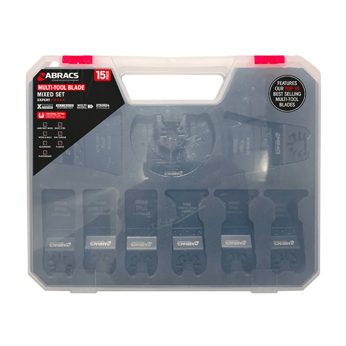 Abracs Multi Tool Blade Set – 15 Piece Mixed Kit - Image 1