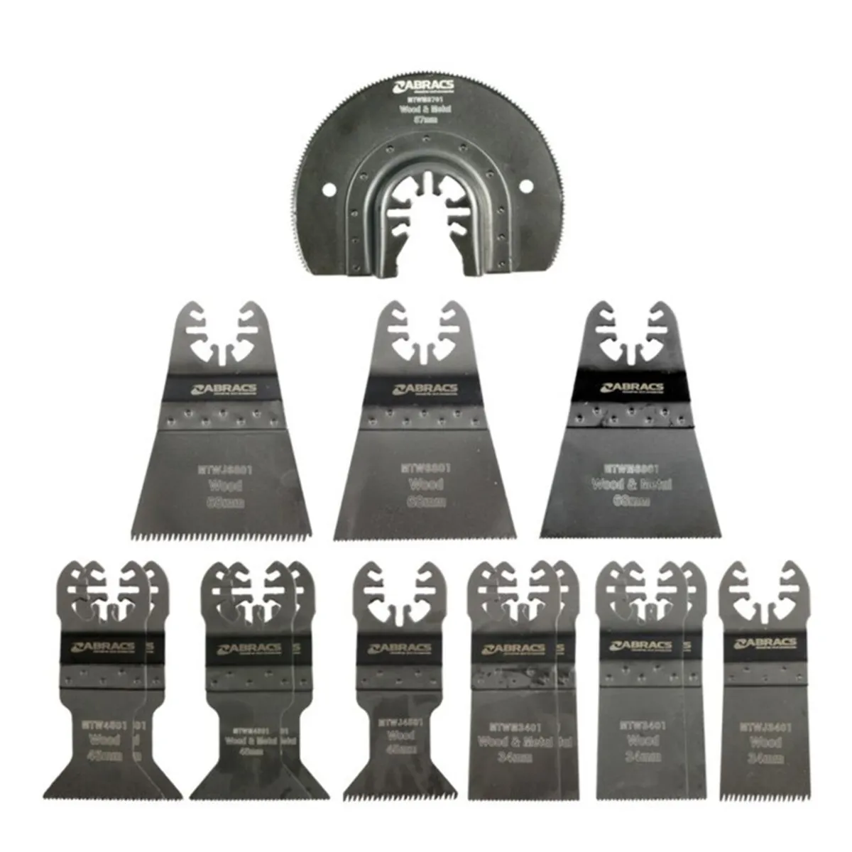 Abracs Multi Tool Blade Set – 15 Piece Mixed Kit - Image 2