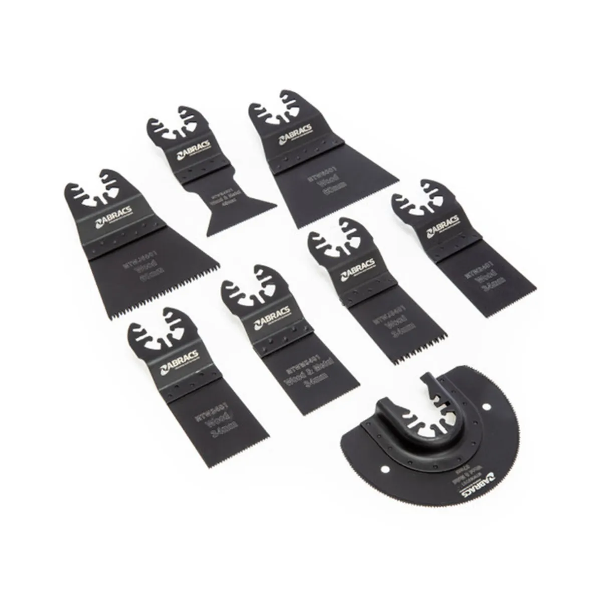 Abracs Multi Tool Blades – 8 Piece Set - Image 1