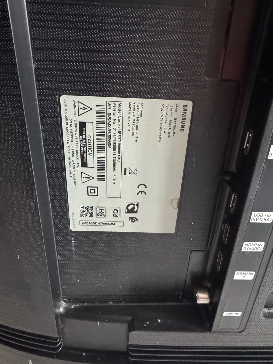Samsung 50" 4K Ultra HD Smart TV (UE50TU8000) - Image 3