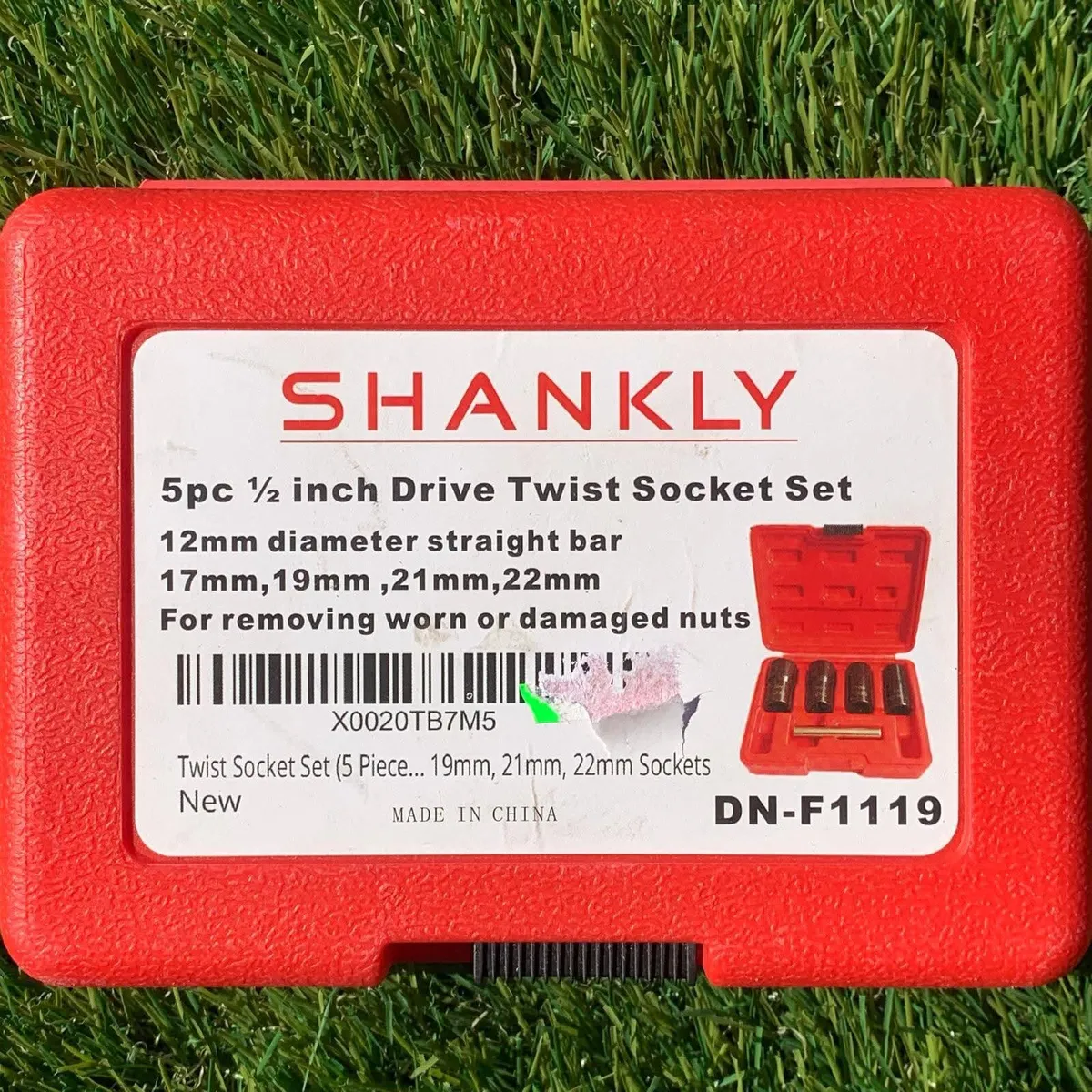 5PC 1/2 INCH DRIVE TWIST SOCKET SET