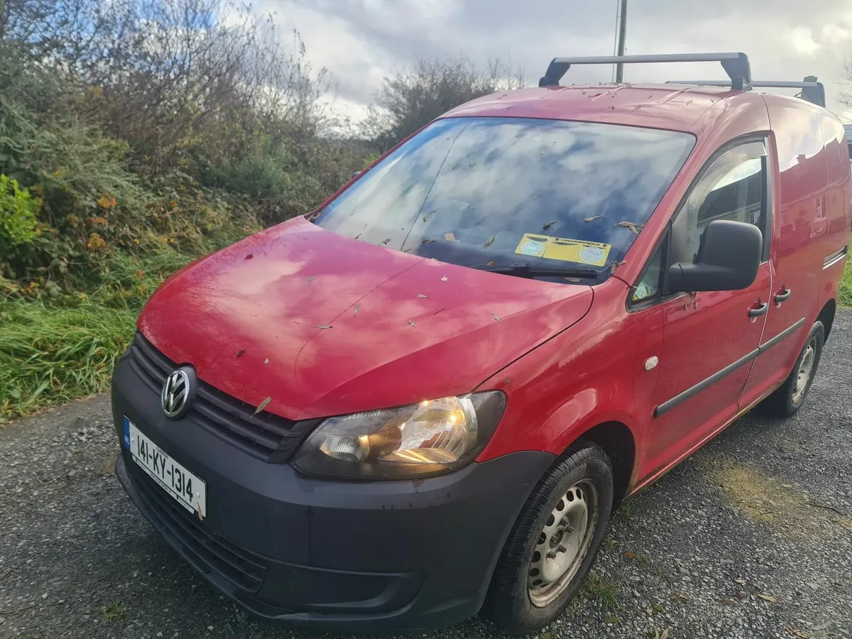 14 vw caddy van test low milage roofbar towbar 1.6 - Image 1