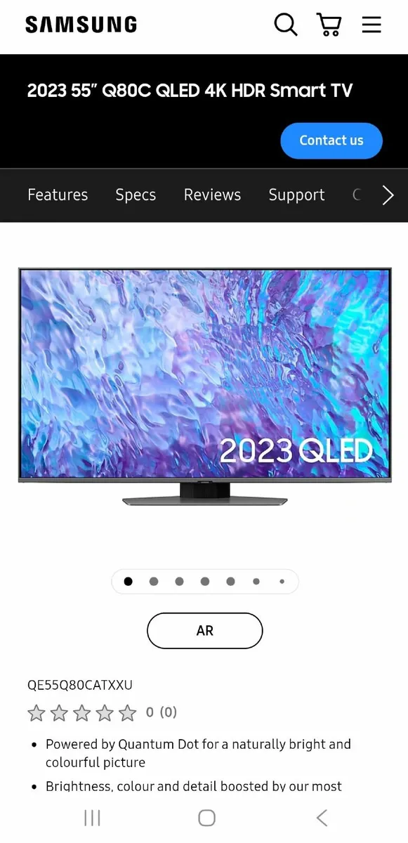 Samsung 55″ QLED 4K Smart TV – Excellent Con - Image 2