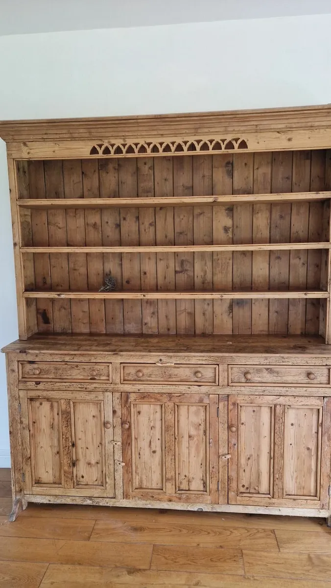 Antique pine dresser - Image 4