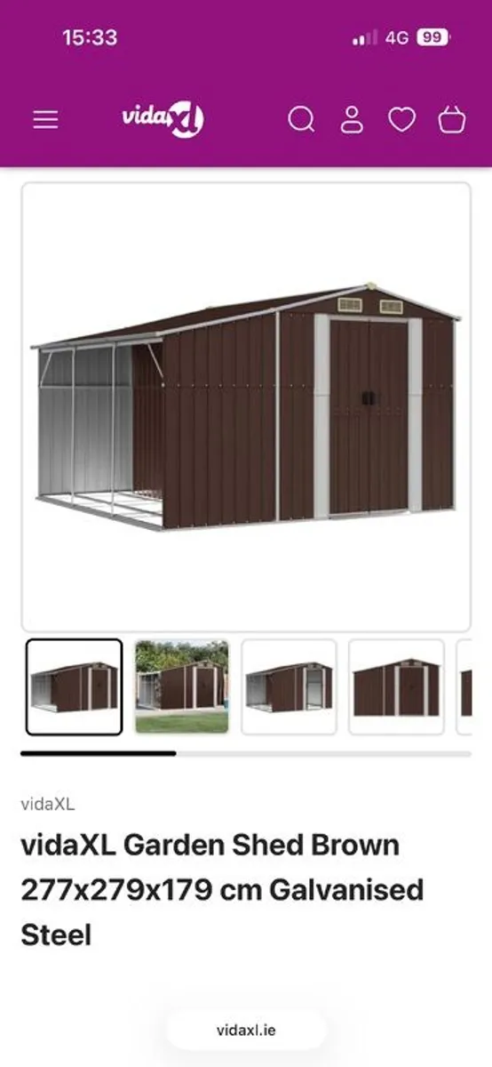 Garden Shed for Sale