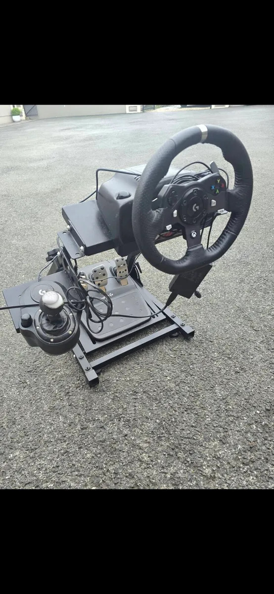 Xbox one and logitech steering wheel and stand - Image 2