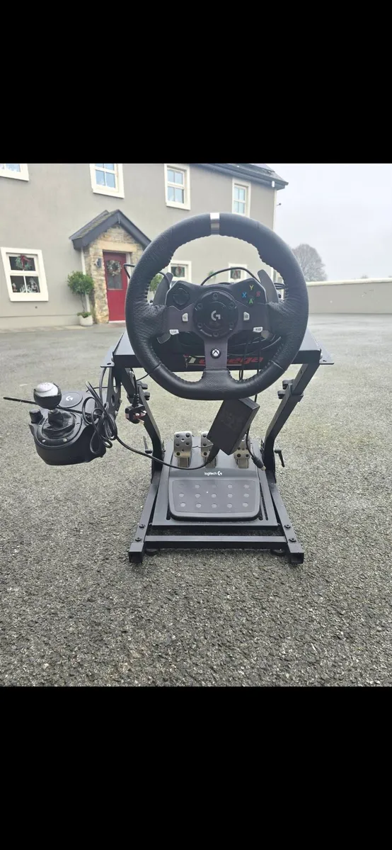 Xbox one and logitech steering wheel and stand - Image 3