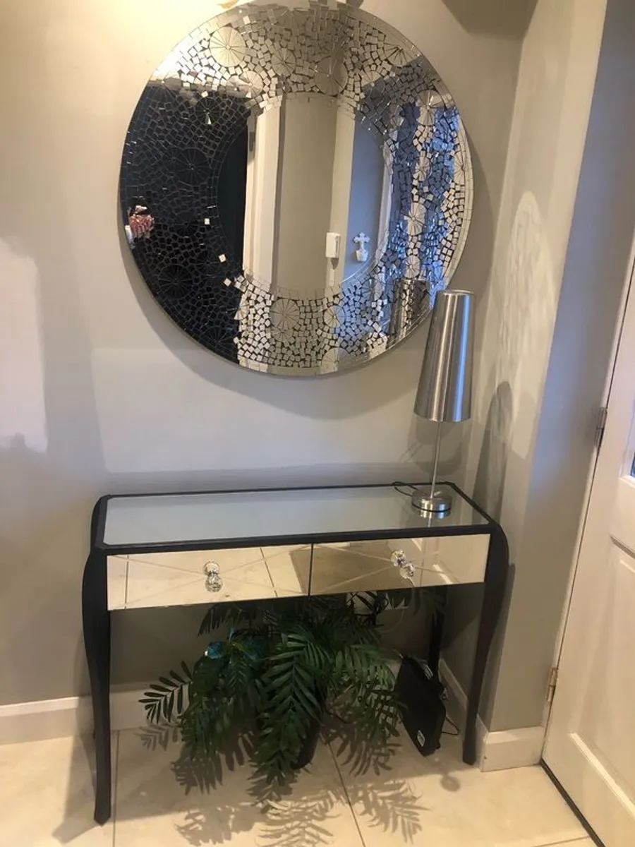 Console Table & Mirror