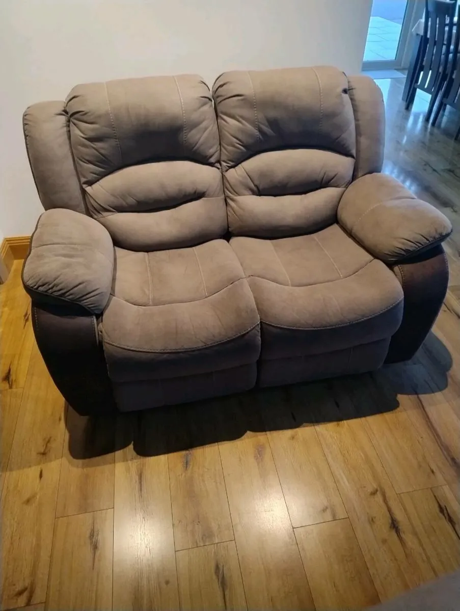 There seater Couch, two seater and chair. - Image 2