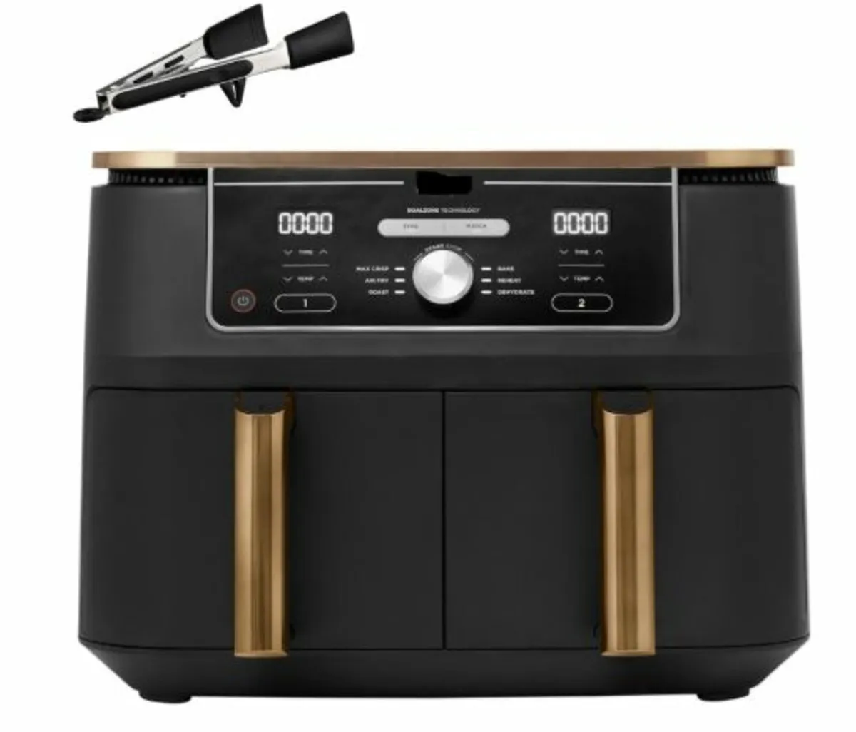 Hot Air Fryer,  2 Large Frying Compartments, - Image 1