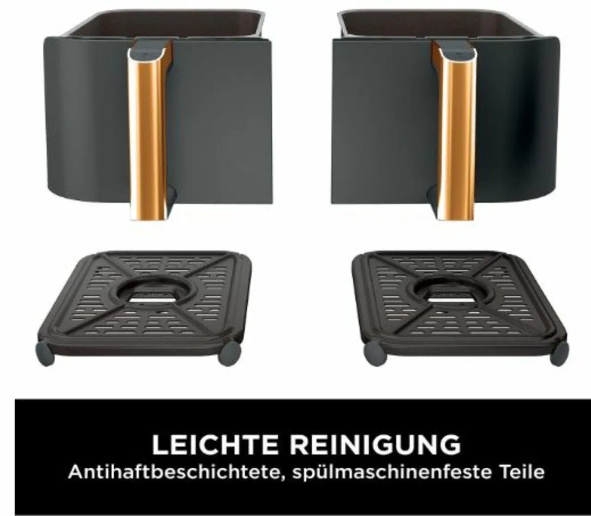 Hot Air Fryer,  2 Large Frying Compartments, - Image 3