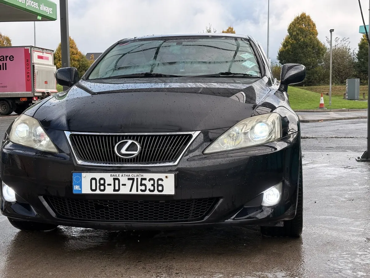 Lexus IS220d 2008 – Black – Excellent Condition - Image 1