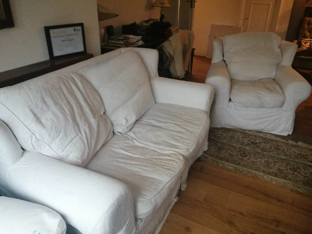 Couch and Armchair (Duck&down)