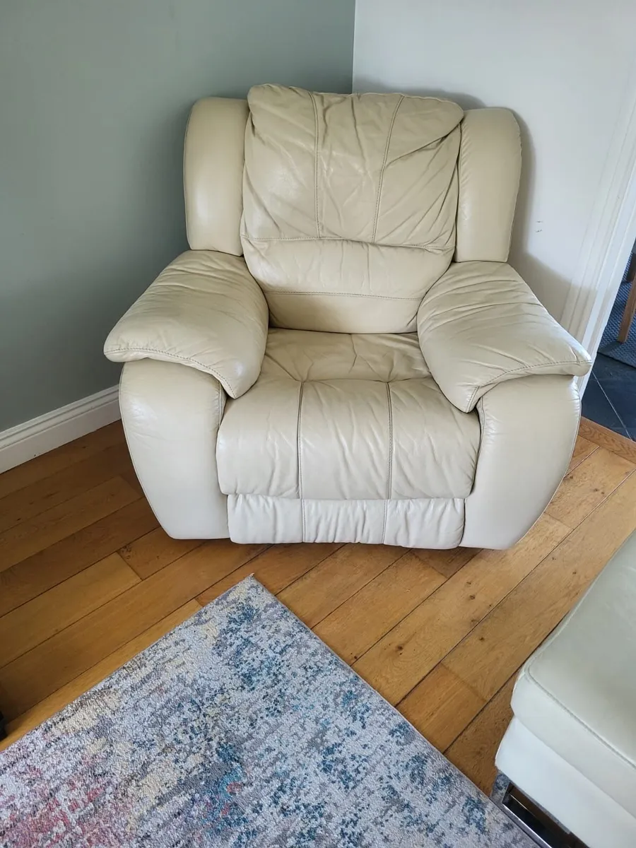 3 leather sofas (FREE) - Image 3