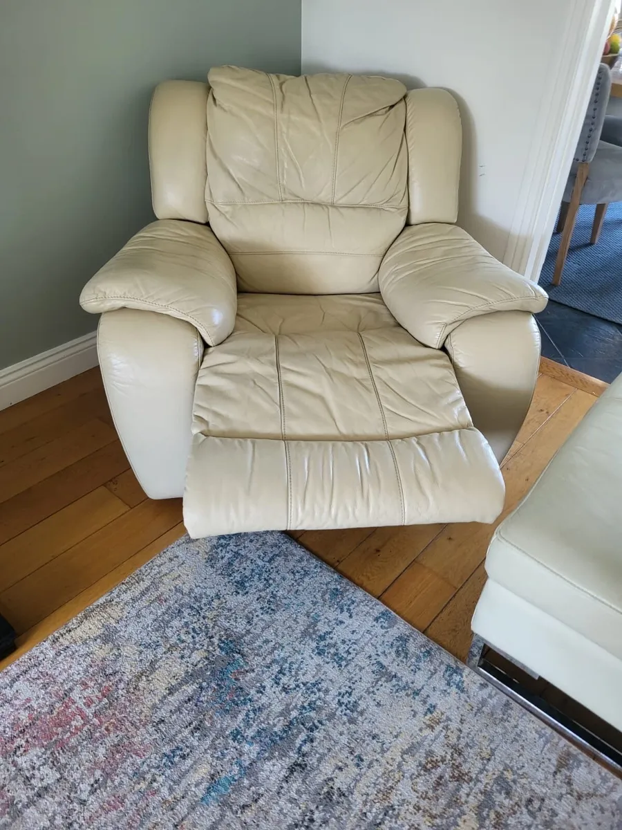 3 leather sofas (FREE) - Image 4