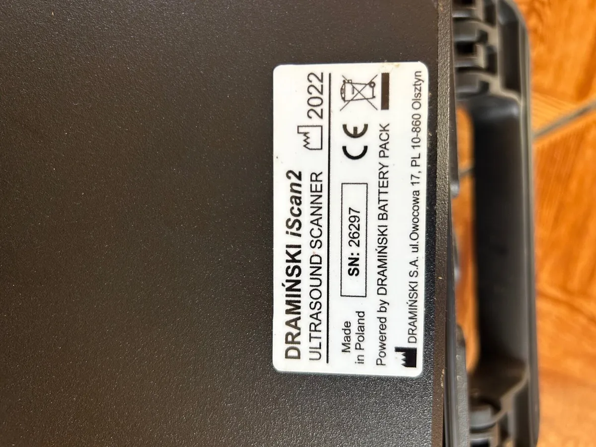 Draminski ultrasound scanner iscan 2 nearly new - Image 1