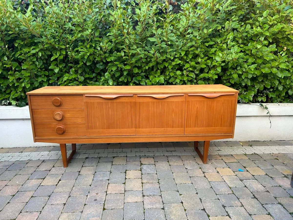 Mid century teak sideboard retro vintage - Image 1
