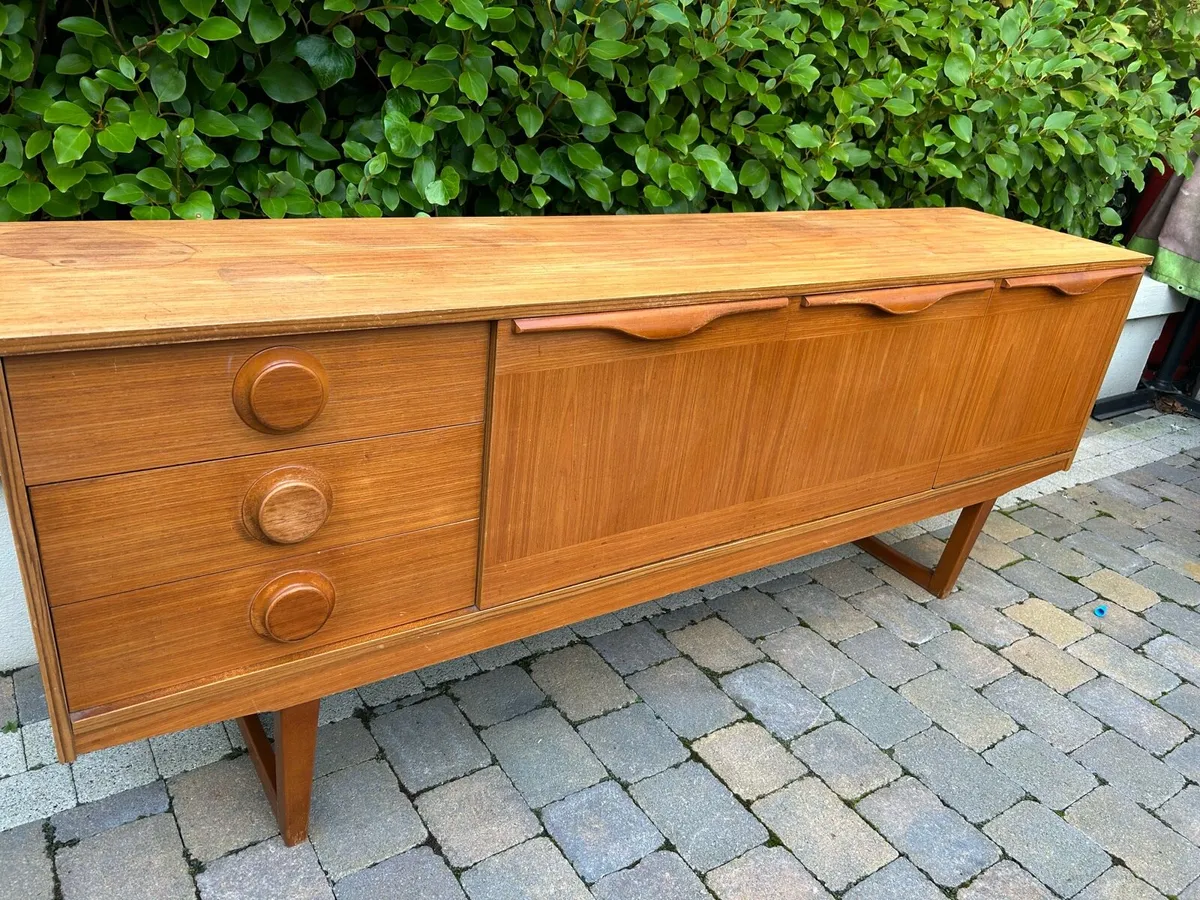 Mid century teak sideboard retro vintage - Image 2