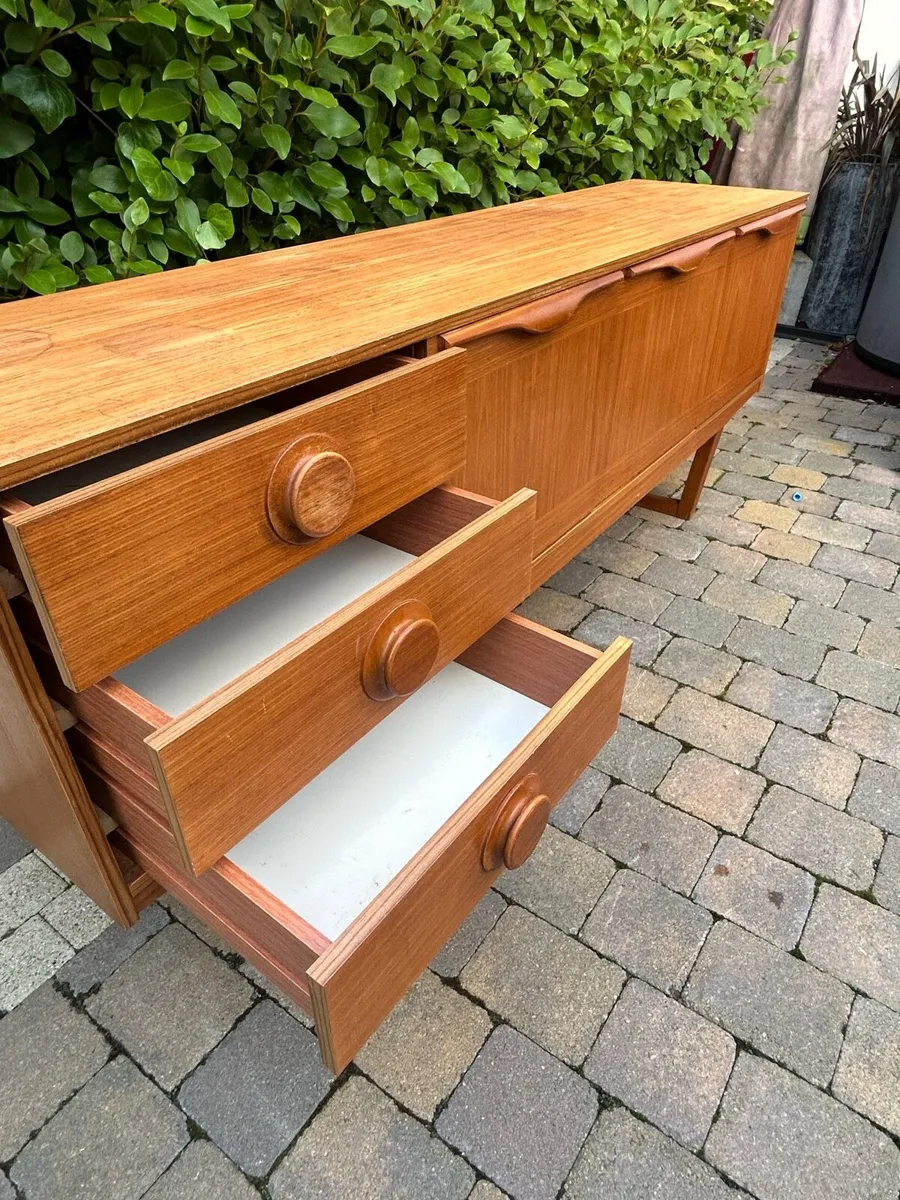 Mid century teak sideboard retro vintage - Image 4