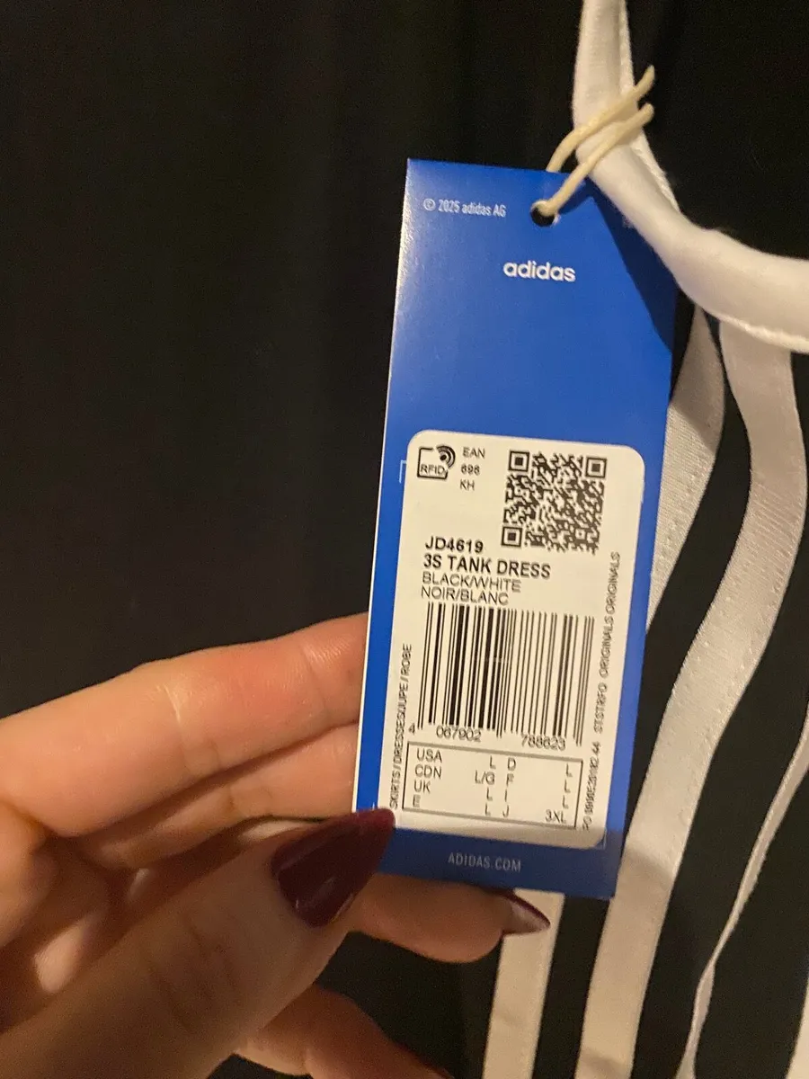 Adidas dress -tank - black - large - new with tags - Image 3