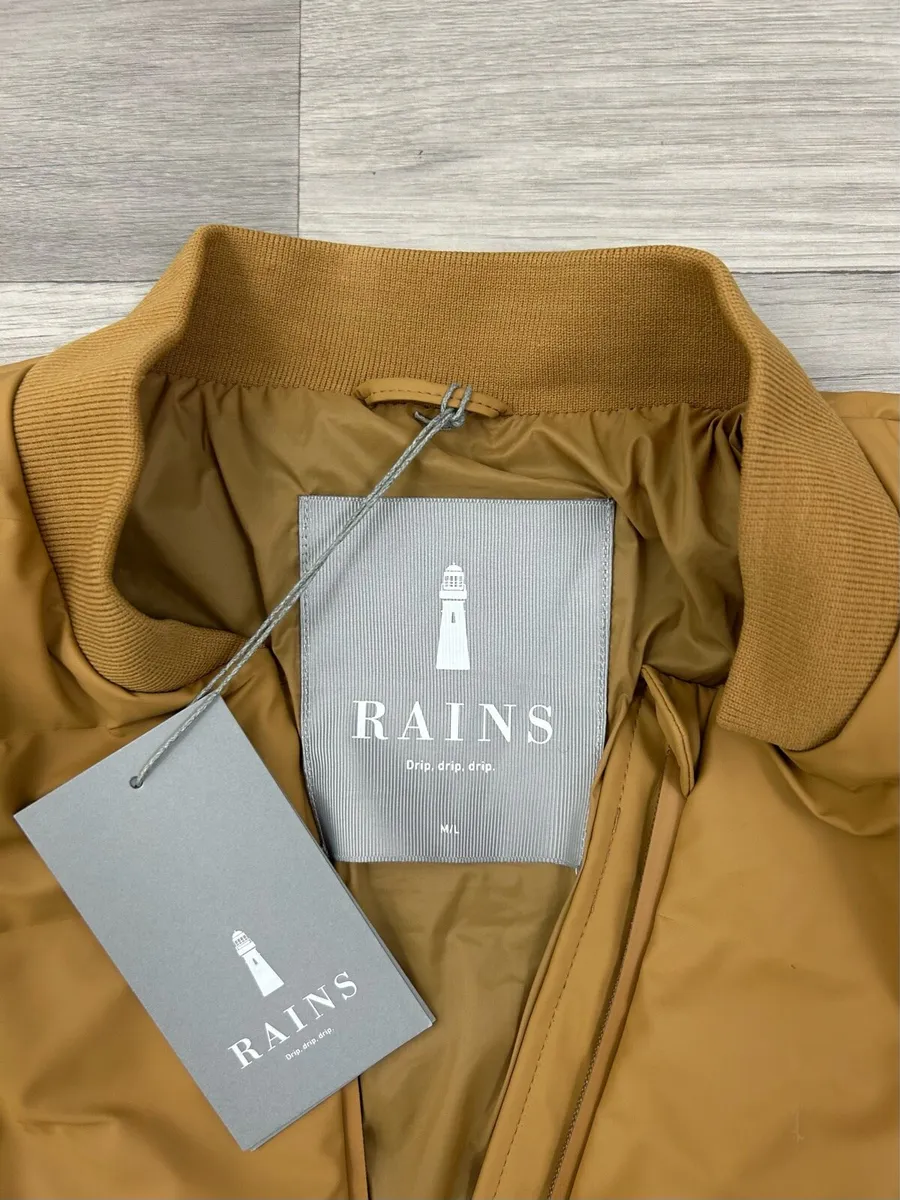 NEW Rains Trekker Waterproof Padded Bomber Jacket - Image 3