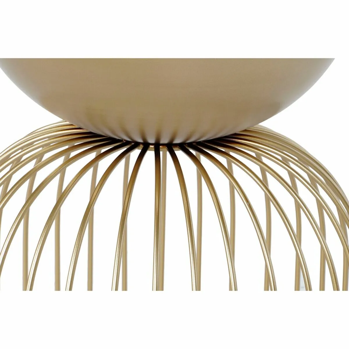 Metal Side Table Vintage Charm with Fir & Metal - Image 3