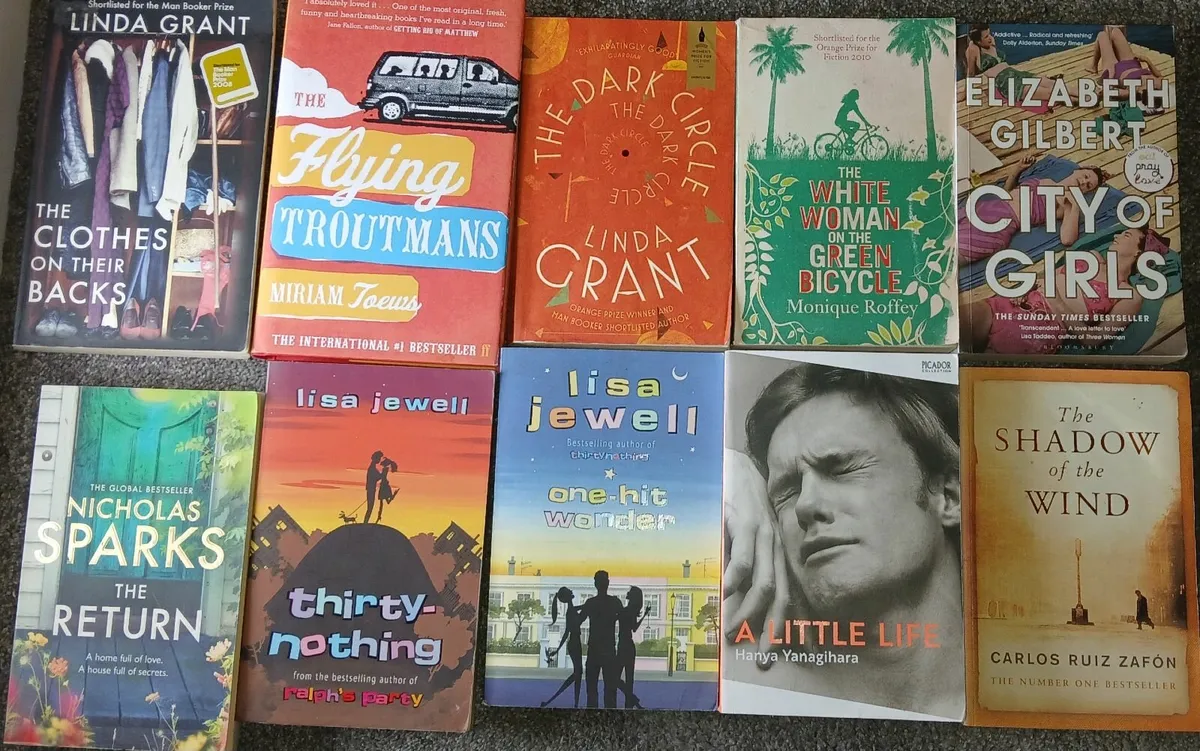 Books romance, crime, historical fiction, award wi - Image 1