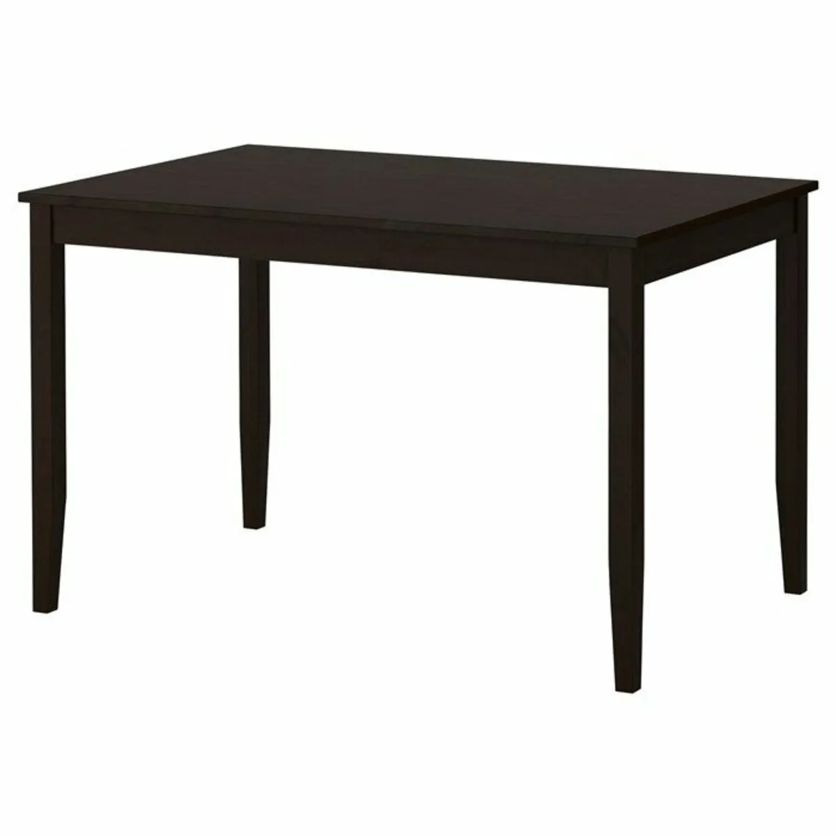 Kitchen table study  hall solid wood black - Image 2