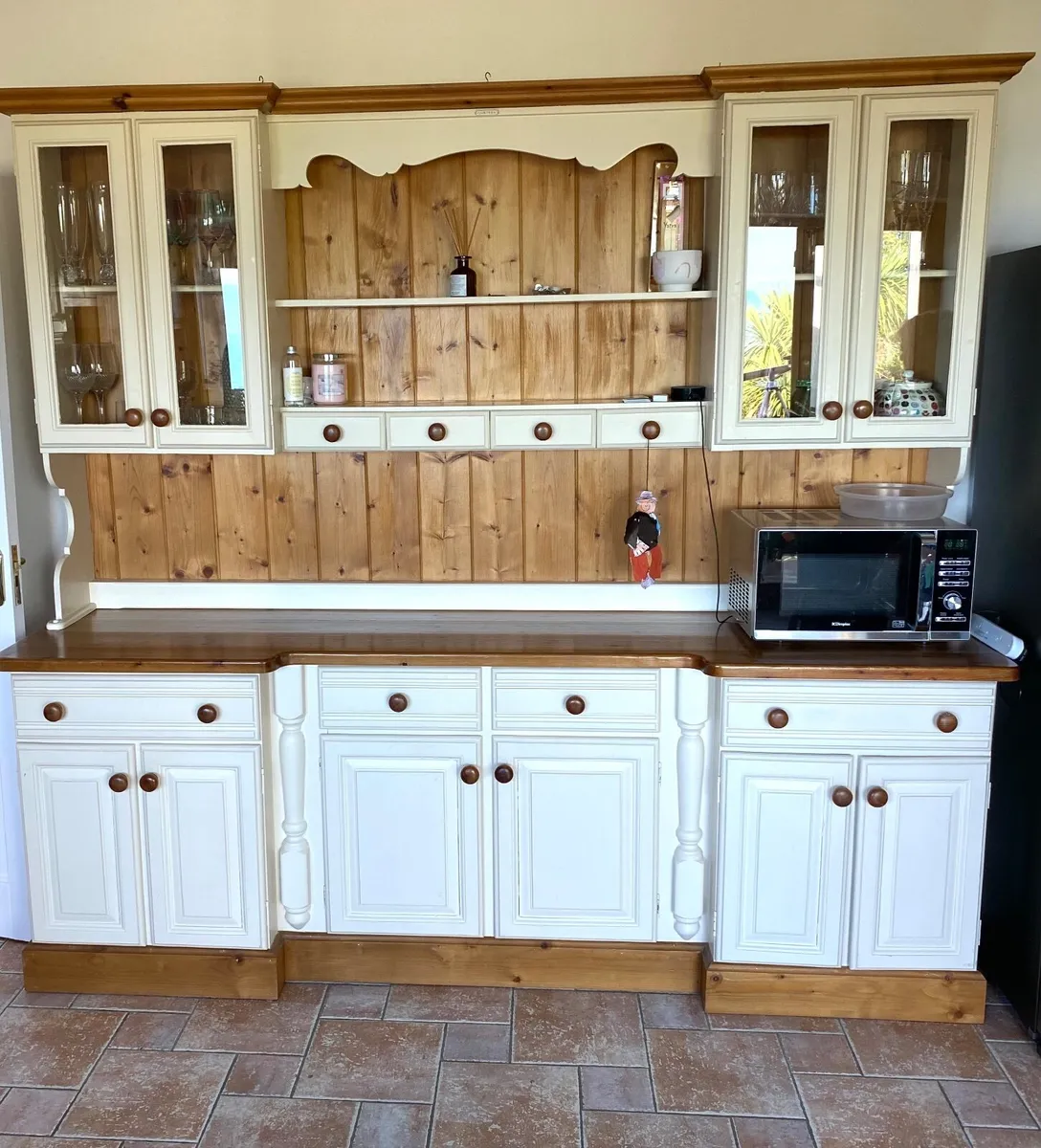 Large kitchen dresser old style original. - Image 2