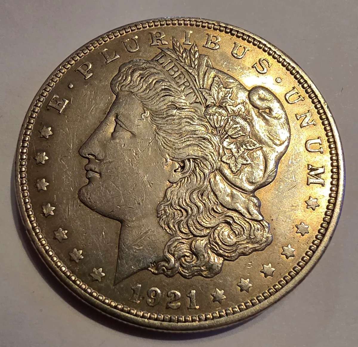 1921 silver morgan dollar - Image 1