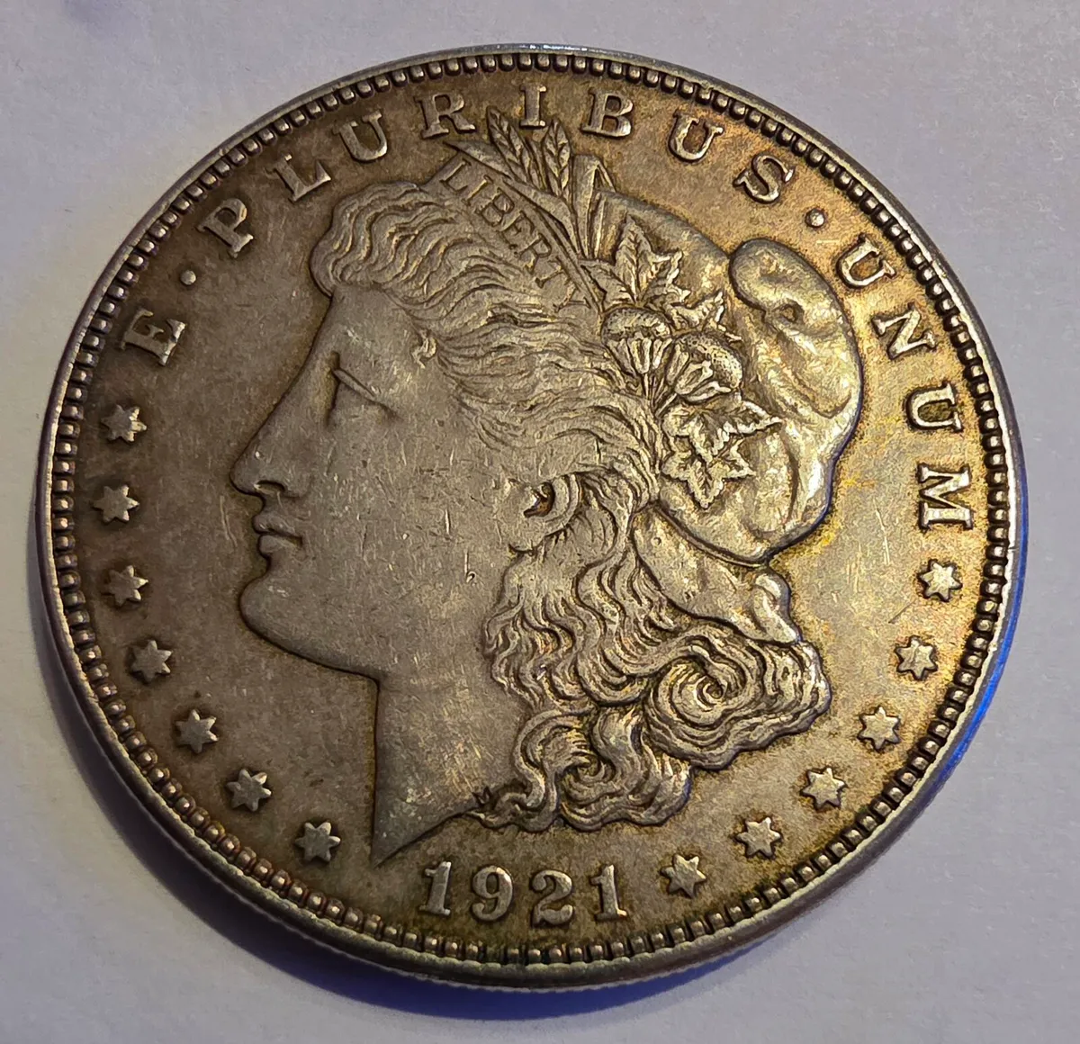 1921 silver morgan dollar - Image 1