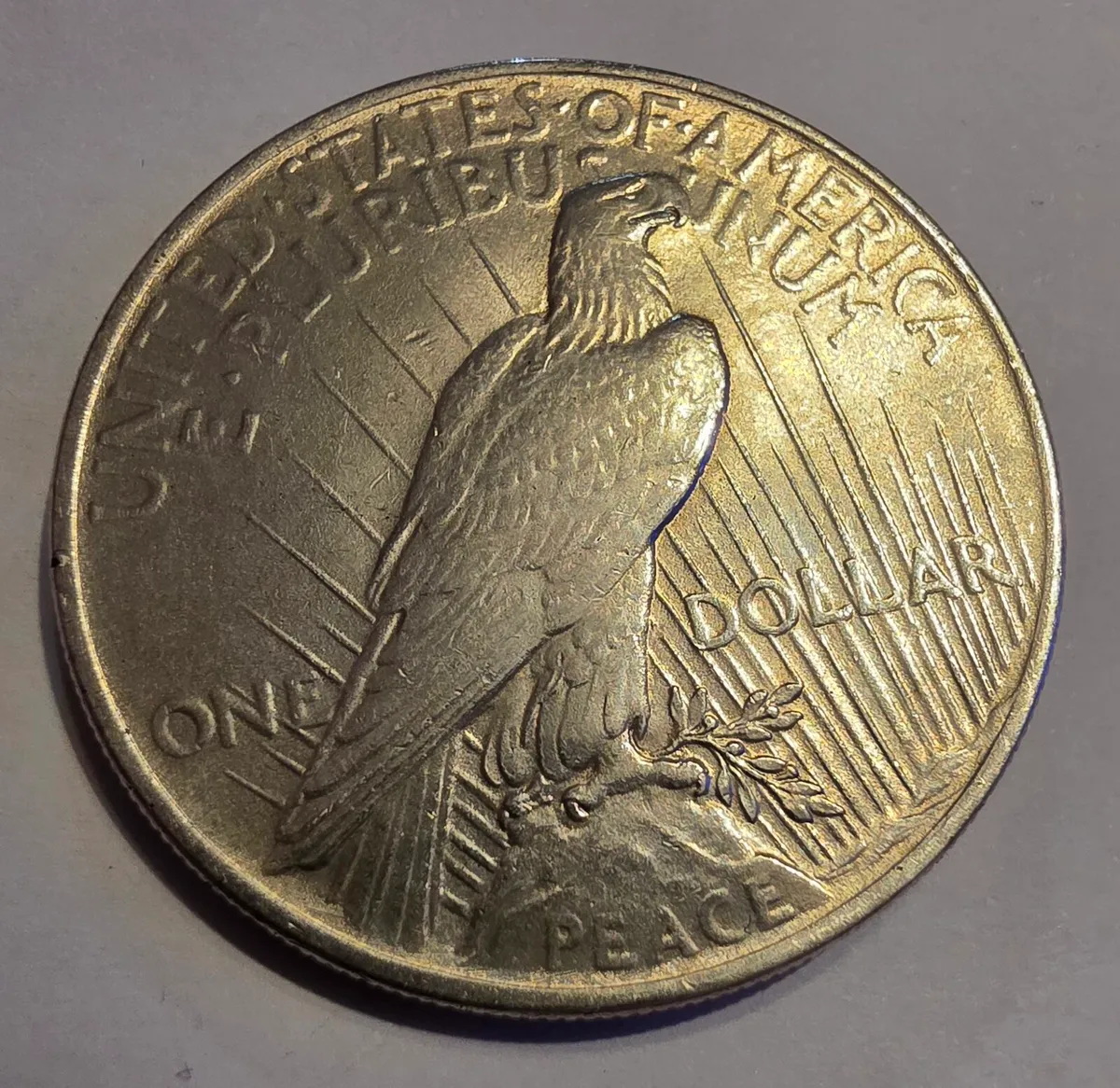 1924 silver peace dollar - Image 2