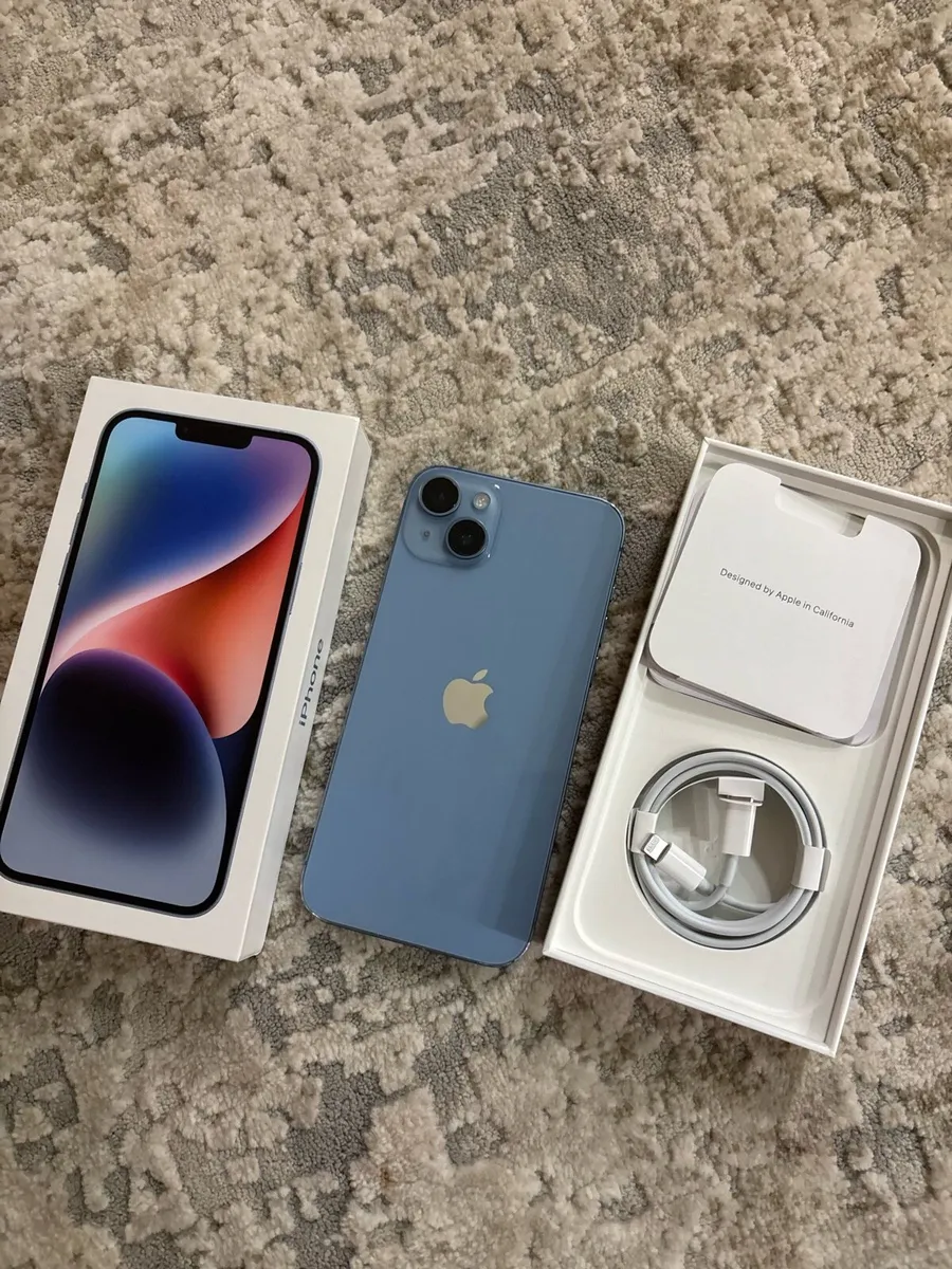 iPhone 14 Plus sim free 128GB blue with box - Image 2