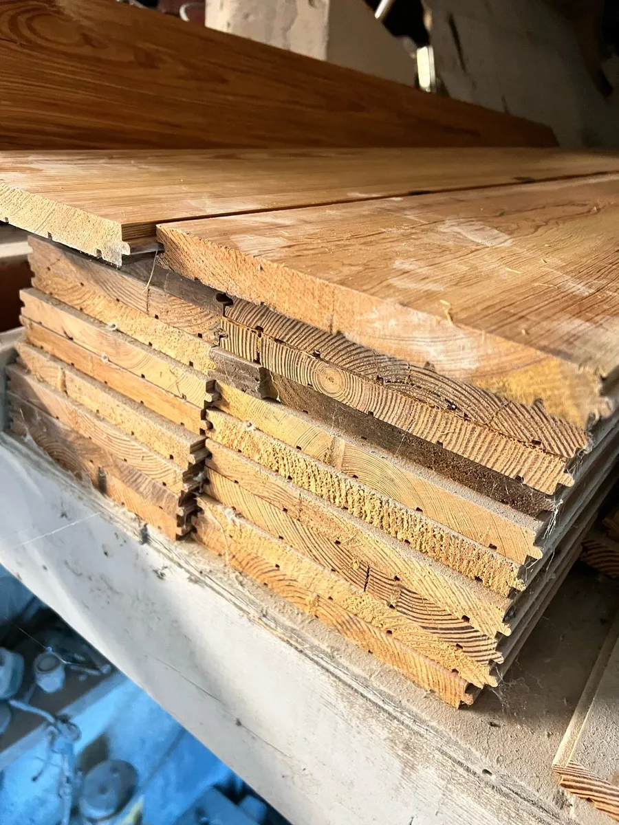 Pitch pine flooring - Image 1