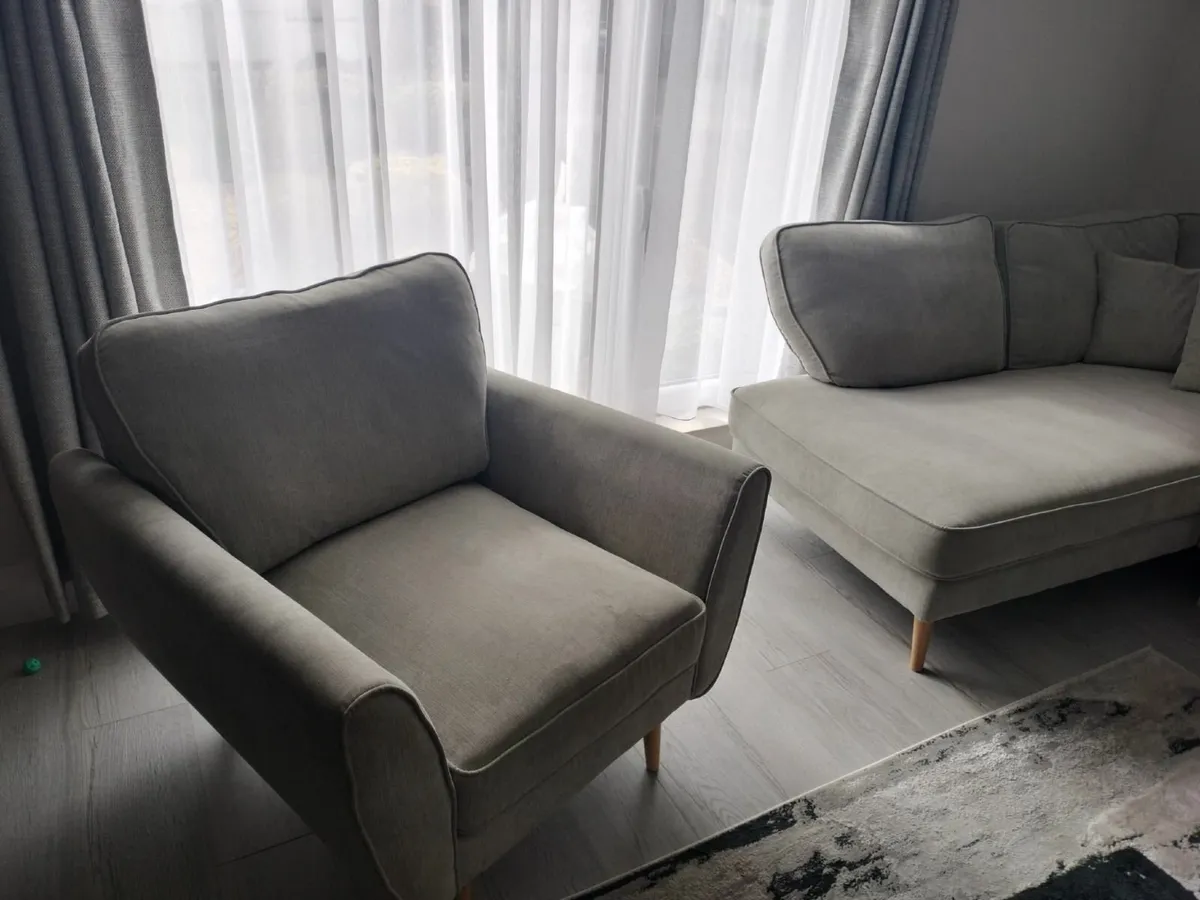 Couch & armchair - Image 1