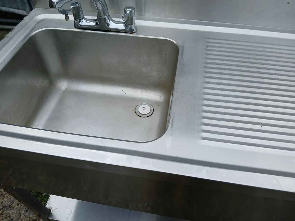 Staneless steel cabbinet sink unit complete - Image 3