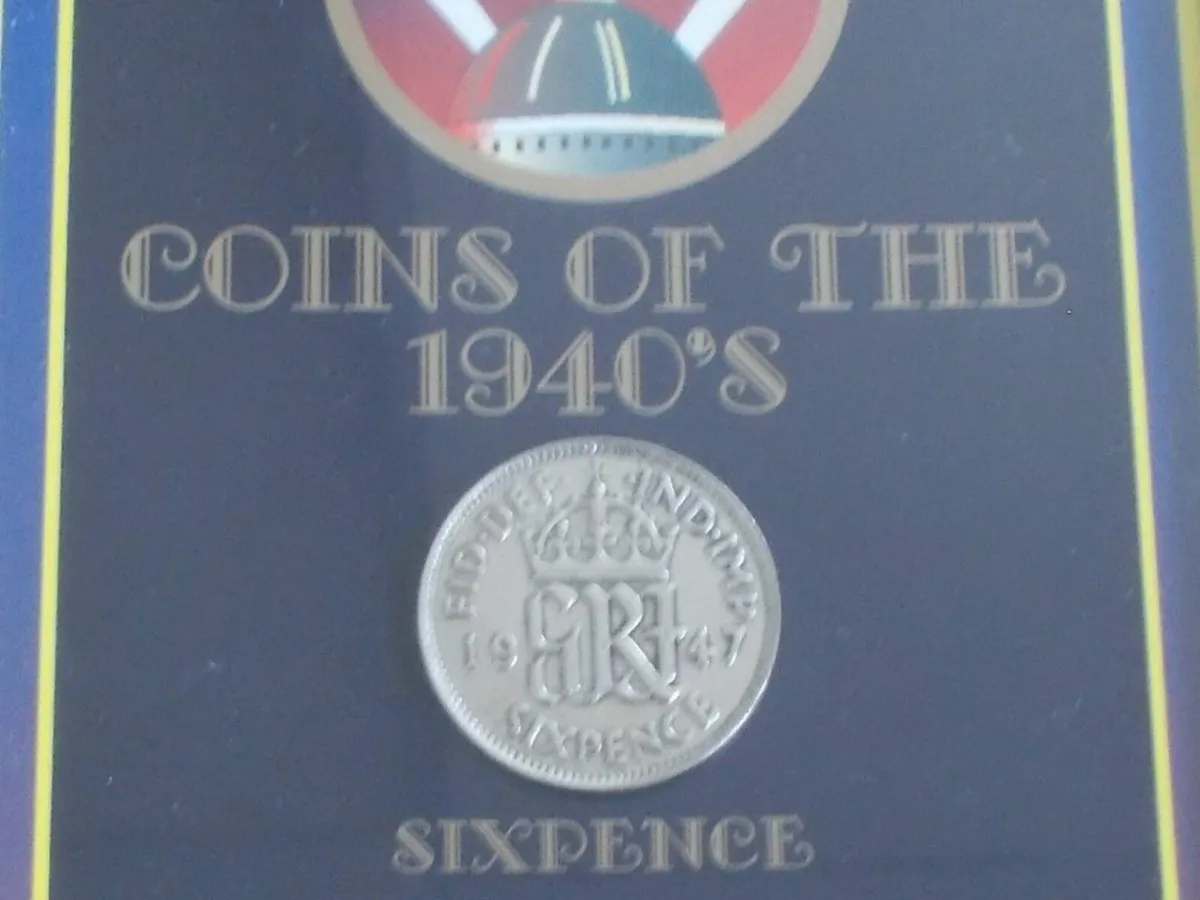 1940's British Coins framed collection - Image 3