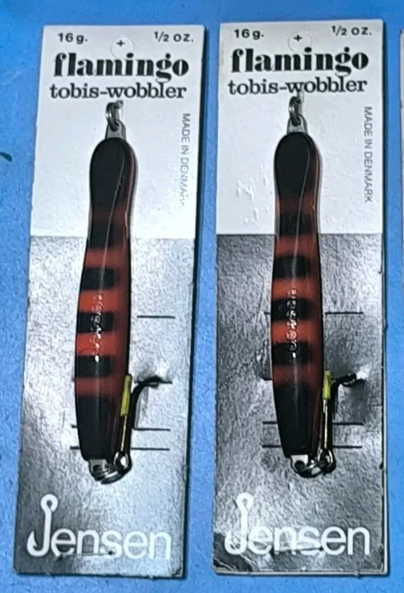 Vintage Jensen lures, tobis, flamingo spinner - Image 2