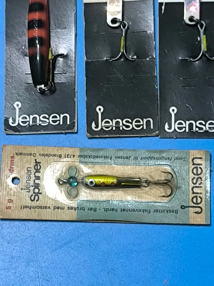 Vintage Jensen lures, tobis, flamingo spinner - Image 4