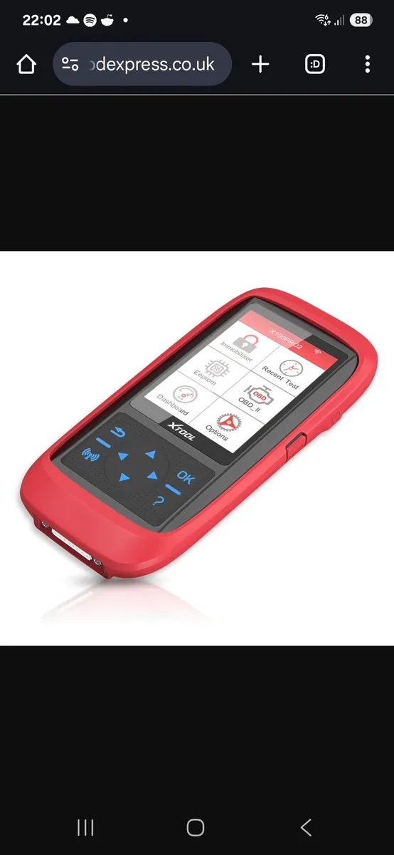Car immobiliser x100 Pro 2 tool