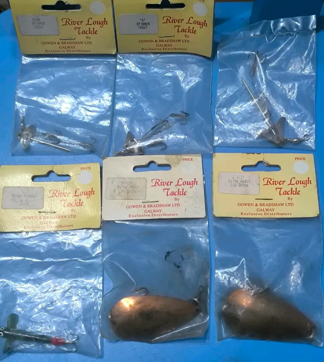 Selection of 6 River Lough tackle lures & 3 others - Image 1